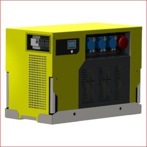 Hybrid-Stromerzeuger BOXHY 8 kVA mit Brennstoffzelle und Akku